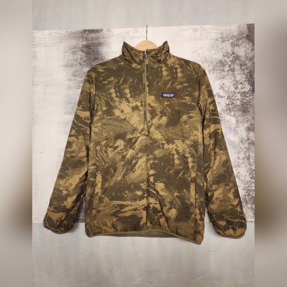 Reversible Patagonia Mens Camo Synchilla Snap T Fleece - Picture 2 of 3